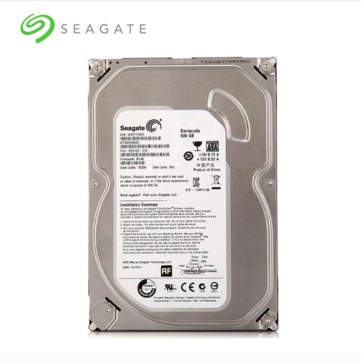 Ỗ cứng HDD PC 500G Seagate - Sata Mỏng (BH 24 tháng)